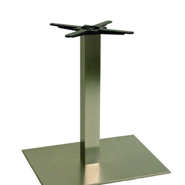 Daniella Steel Rectangle Coffee Table Base - Single Pedestal