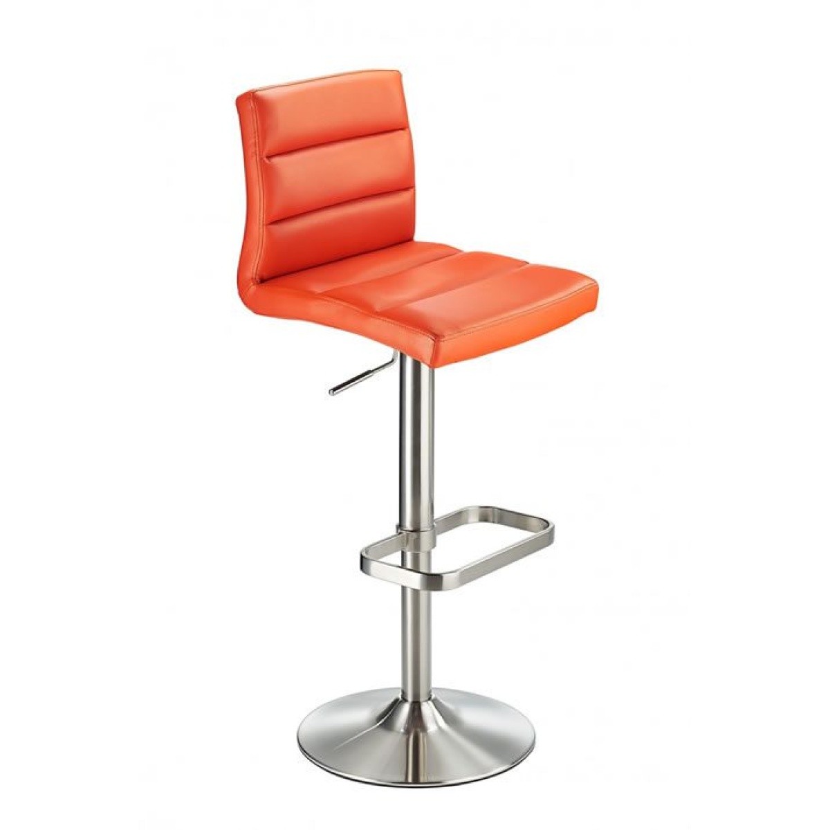 Swank Adjustable Bar Stool Orange