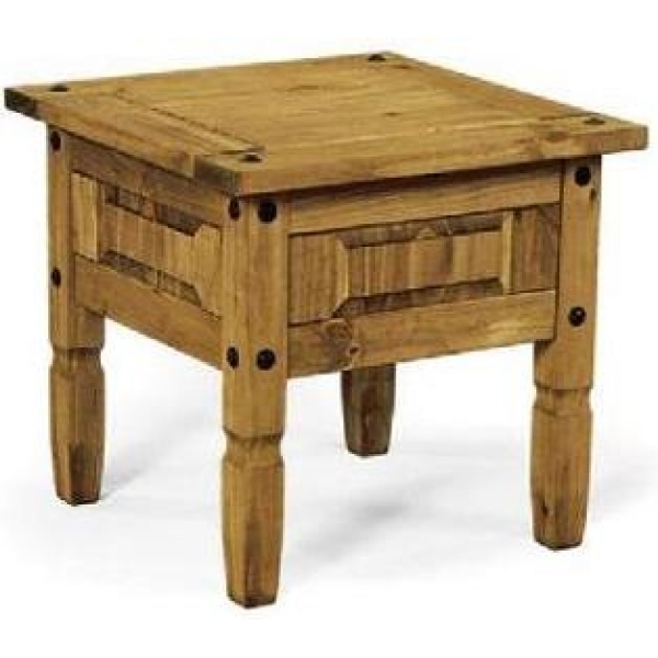 Tason Pine End Table - Solid Wood