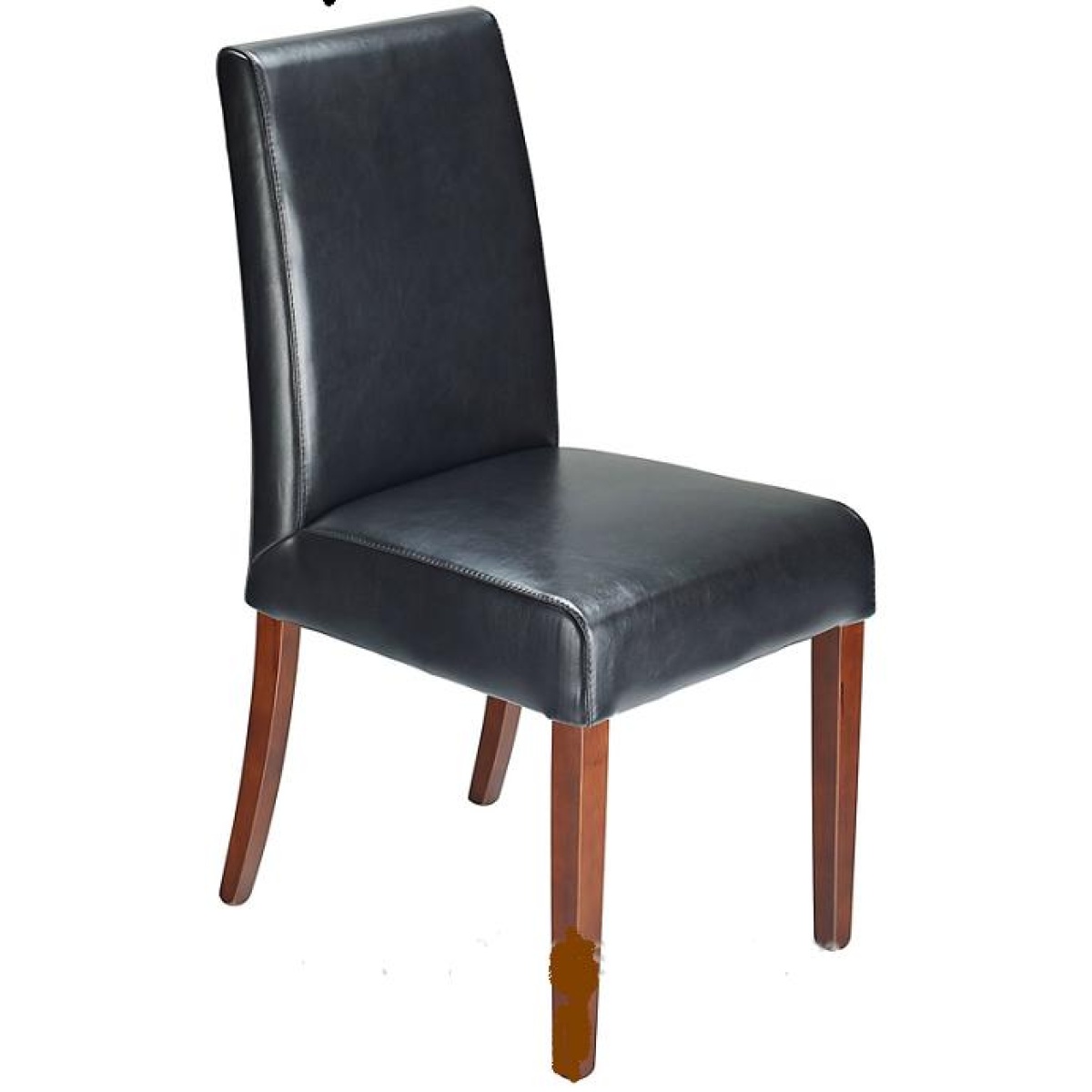 Florence Bonded Leather Chair - Black