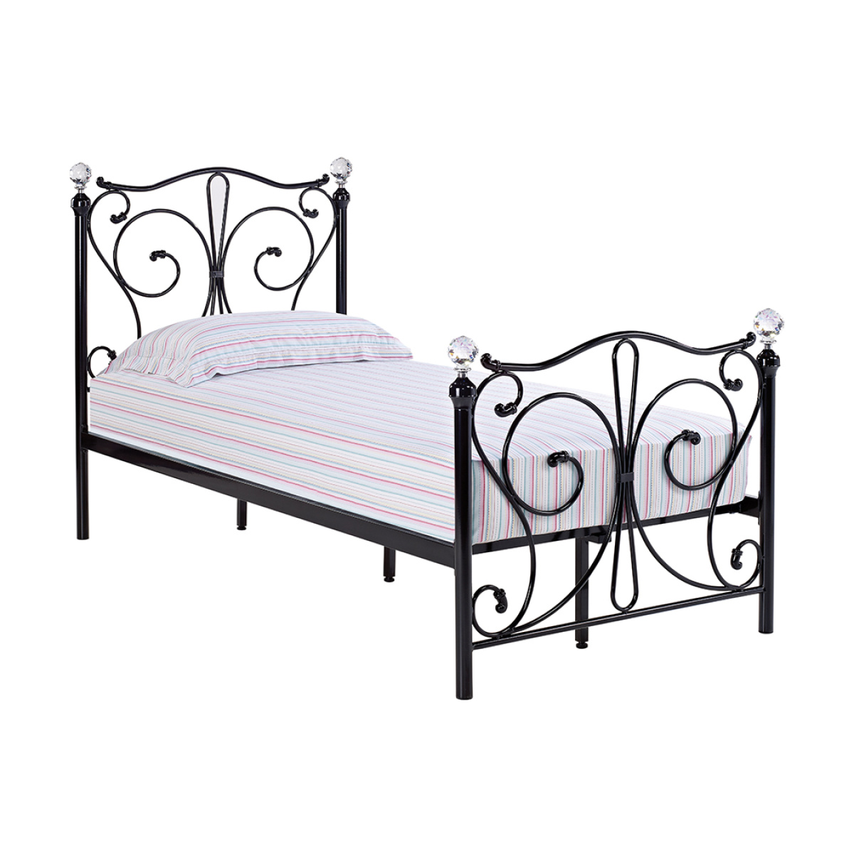 Fountain 3.0 Single Bed Black