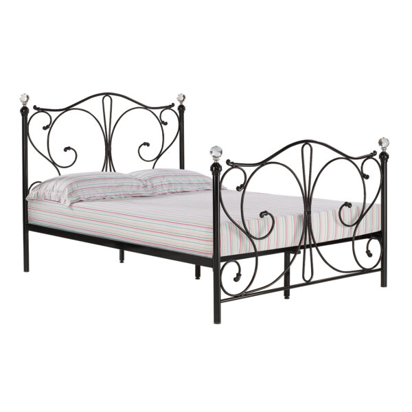 Fountain 4.6 Double Bed Black