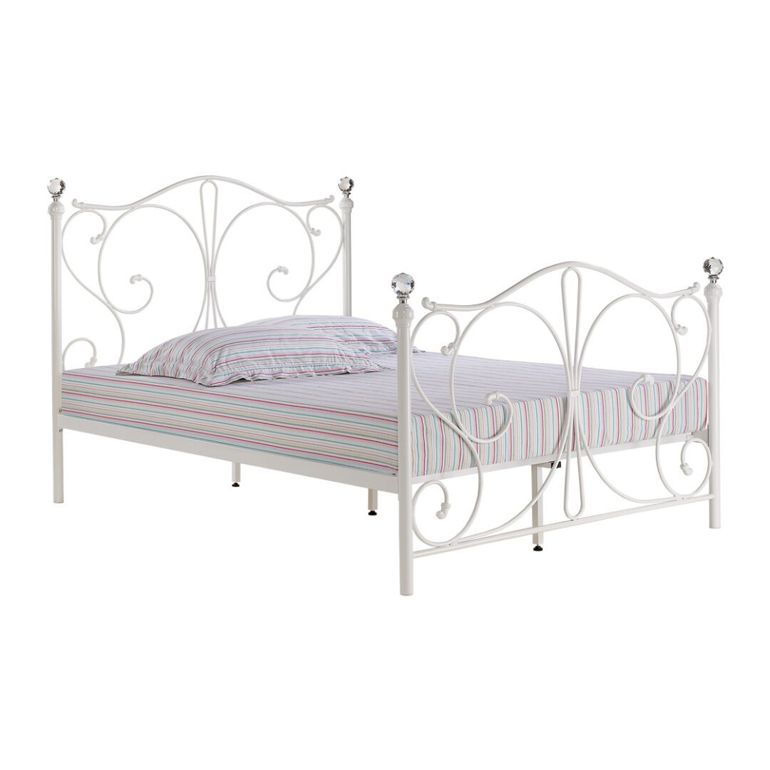 Donnence 4.6 Double Bed White