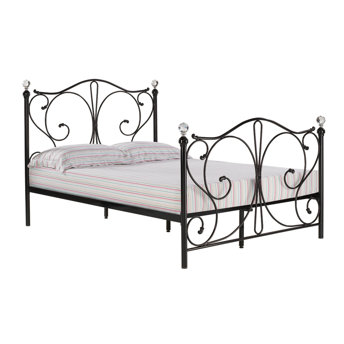 Fountain 5.0 Kingsize Bed Black