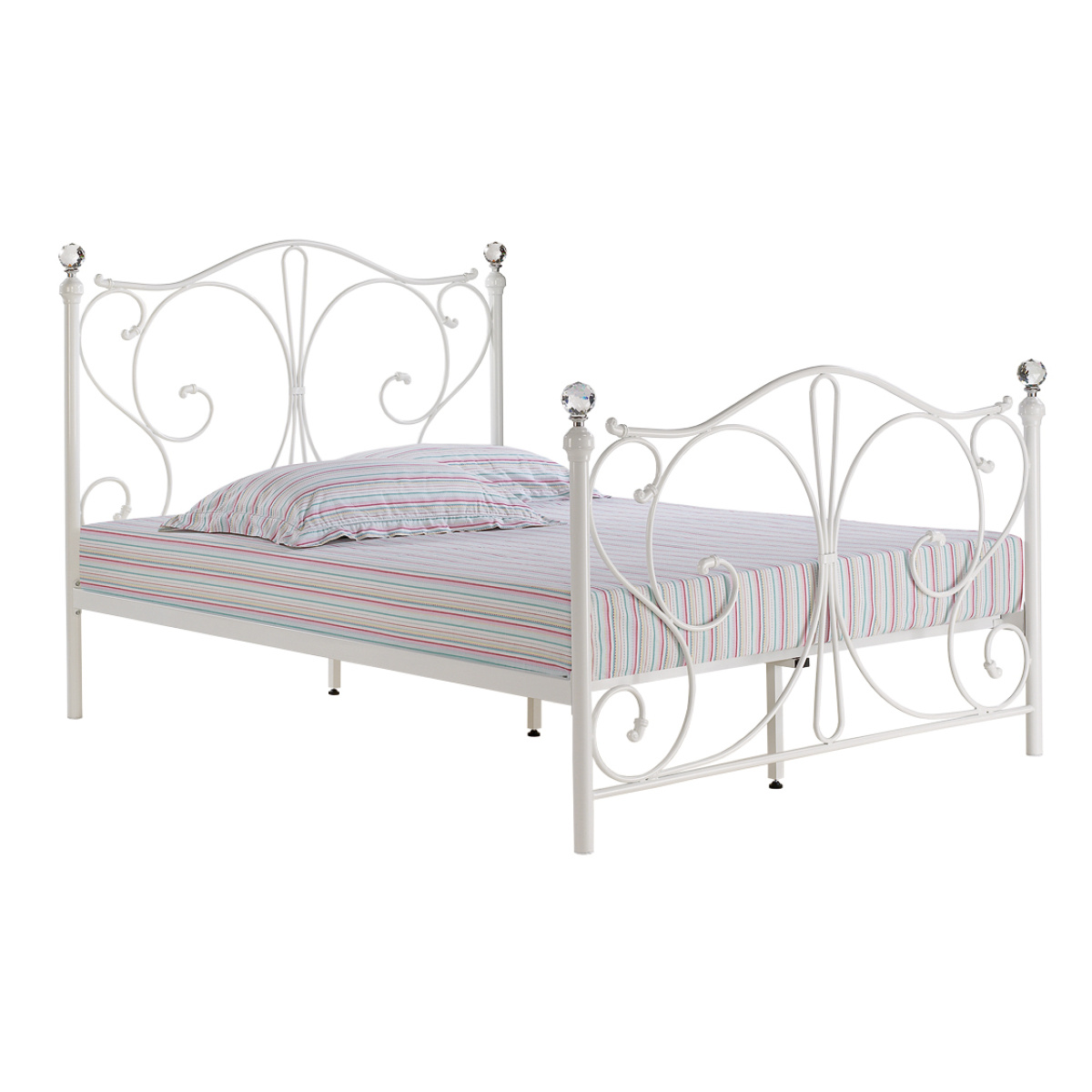 Fountain 5.0 Kingsize Bed White