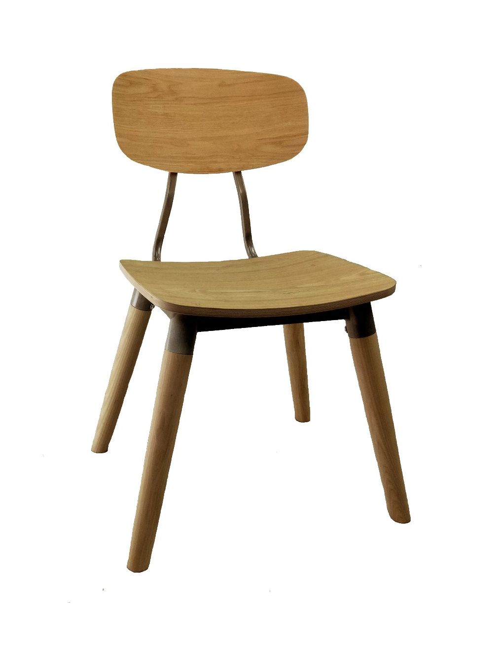 Kolemce Side Chair Wood Legs - Lacquered Legs / Clear EPC Frame