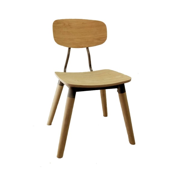 Kolemce Side Chair Wood Legs - Raw Legs / Clear EPC Frame