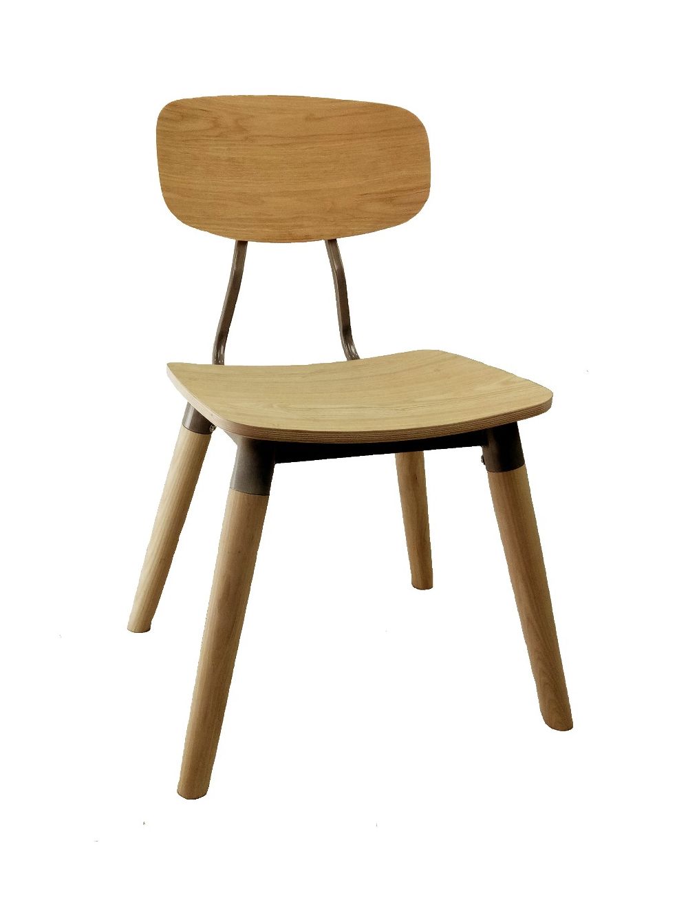 Kolemce Side Chair Wood Legs - Raw Legs / Clear EPC Frame