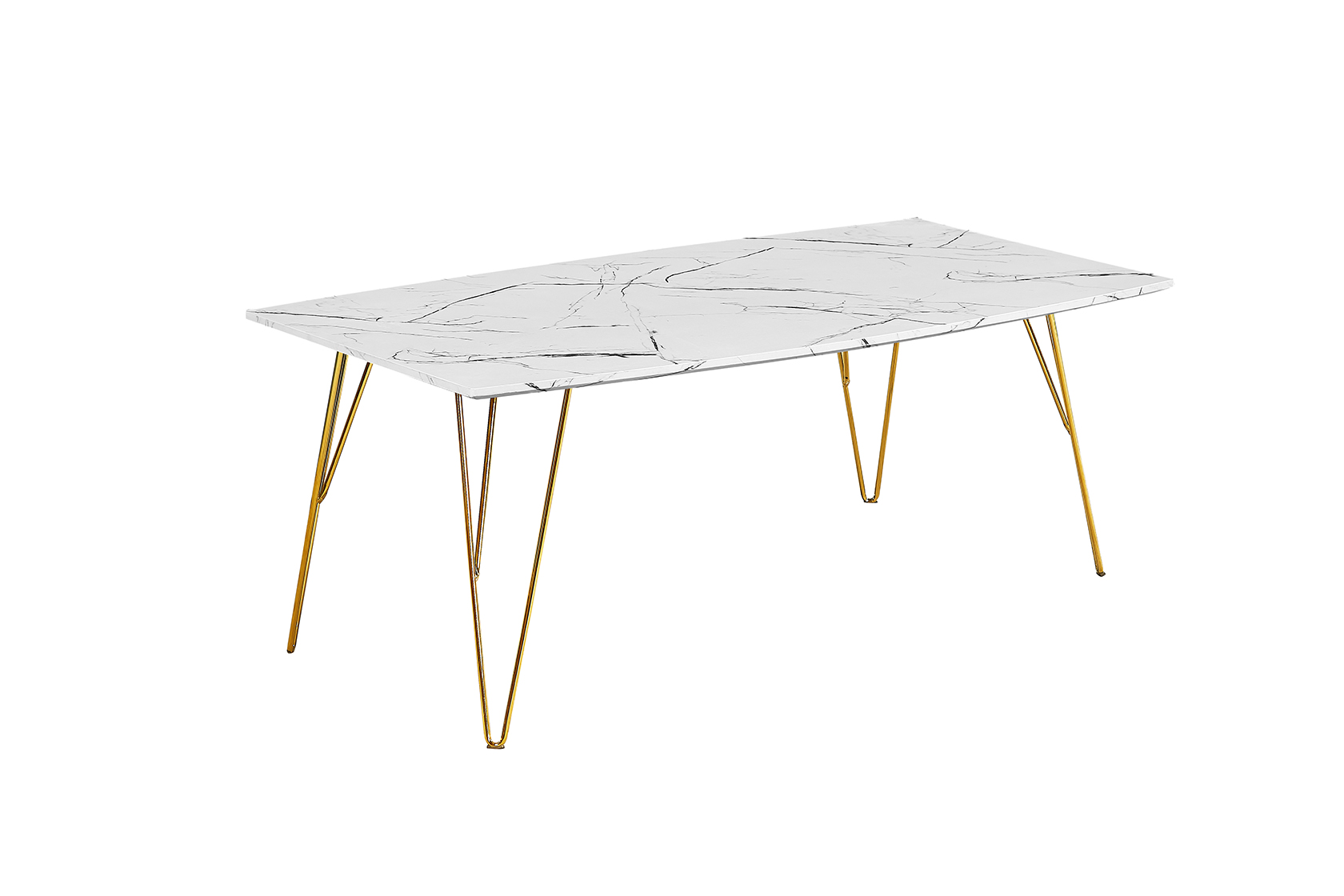 Foller Coffee Table White Marble