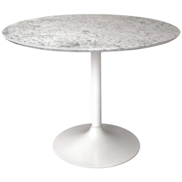 Gensifer White Table Base Marble Or Granite Top Table Base Only