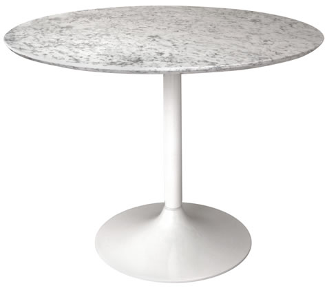 Gensifer White Table Base Marble Or, Wood Dining Table Base Only