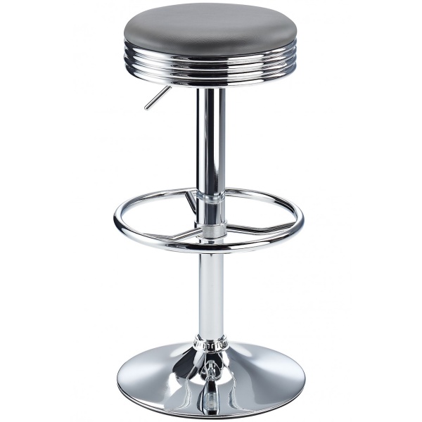 Calif Adjustable Bar Stool - Grey