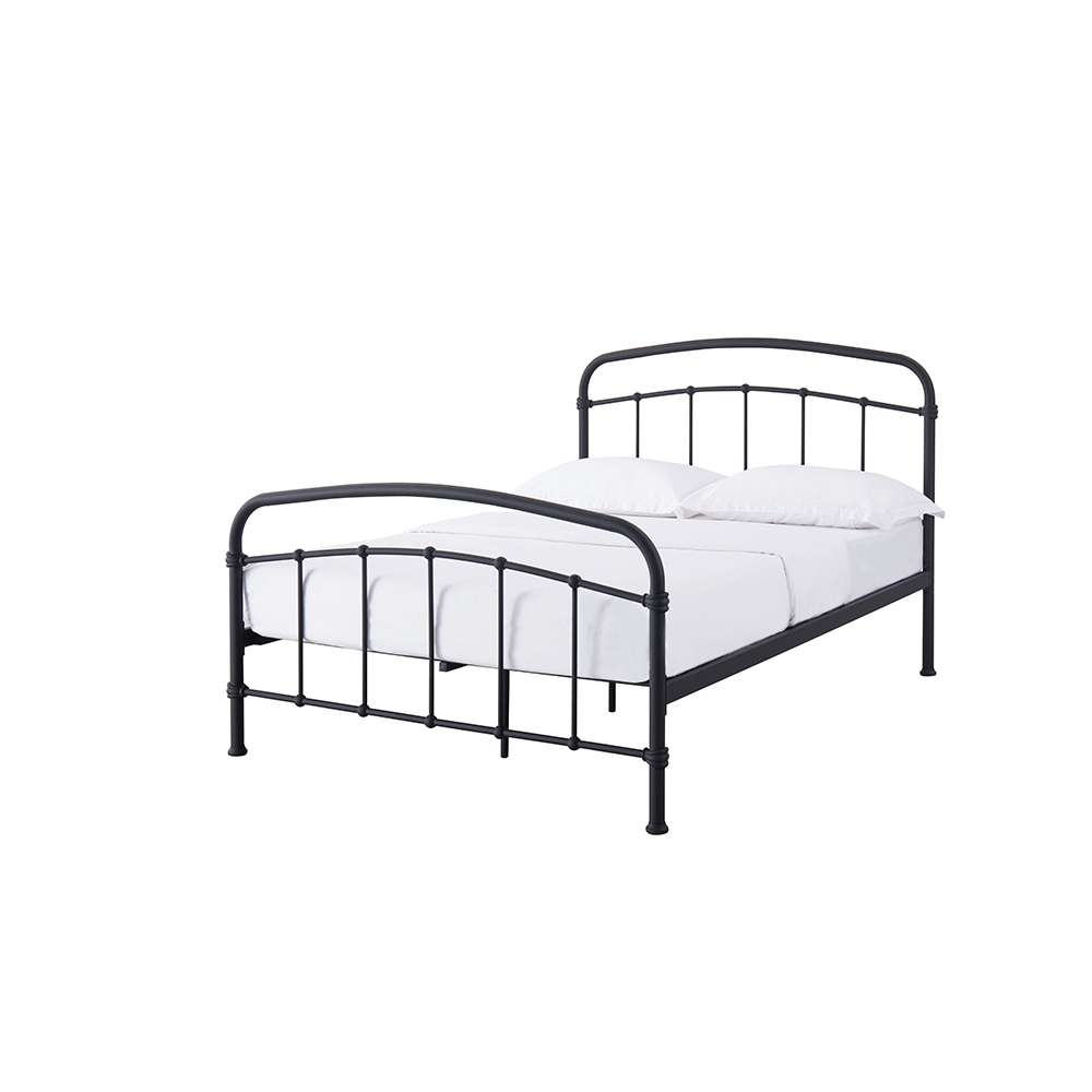 Halter 4.6 Double Black Bed