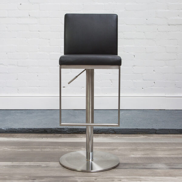 Cadoc Adjustable Steel Bar Stool - Variety Of Colours - Taupe
