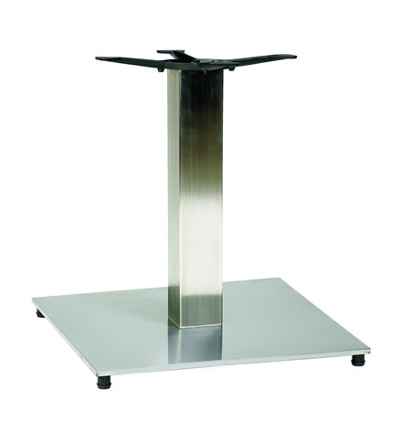 Pluto Square Coffee Stainless Steel Table Base