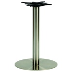 Pluto Round Coffee Stainless Steel Table Base