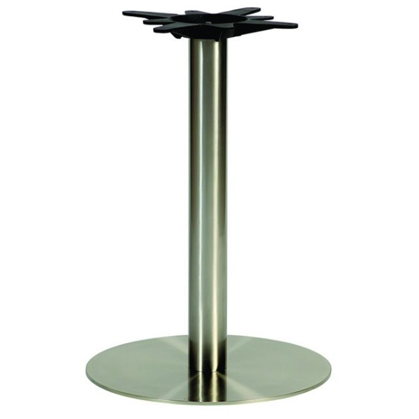 Pluto Round Coffee Stainless Steel Table Base