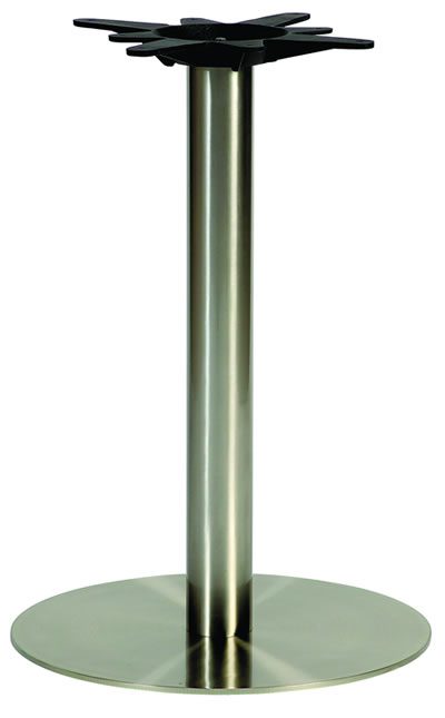 Pluto Round Coffee Stainless Steel Table Base
