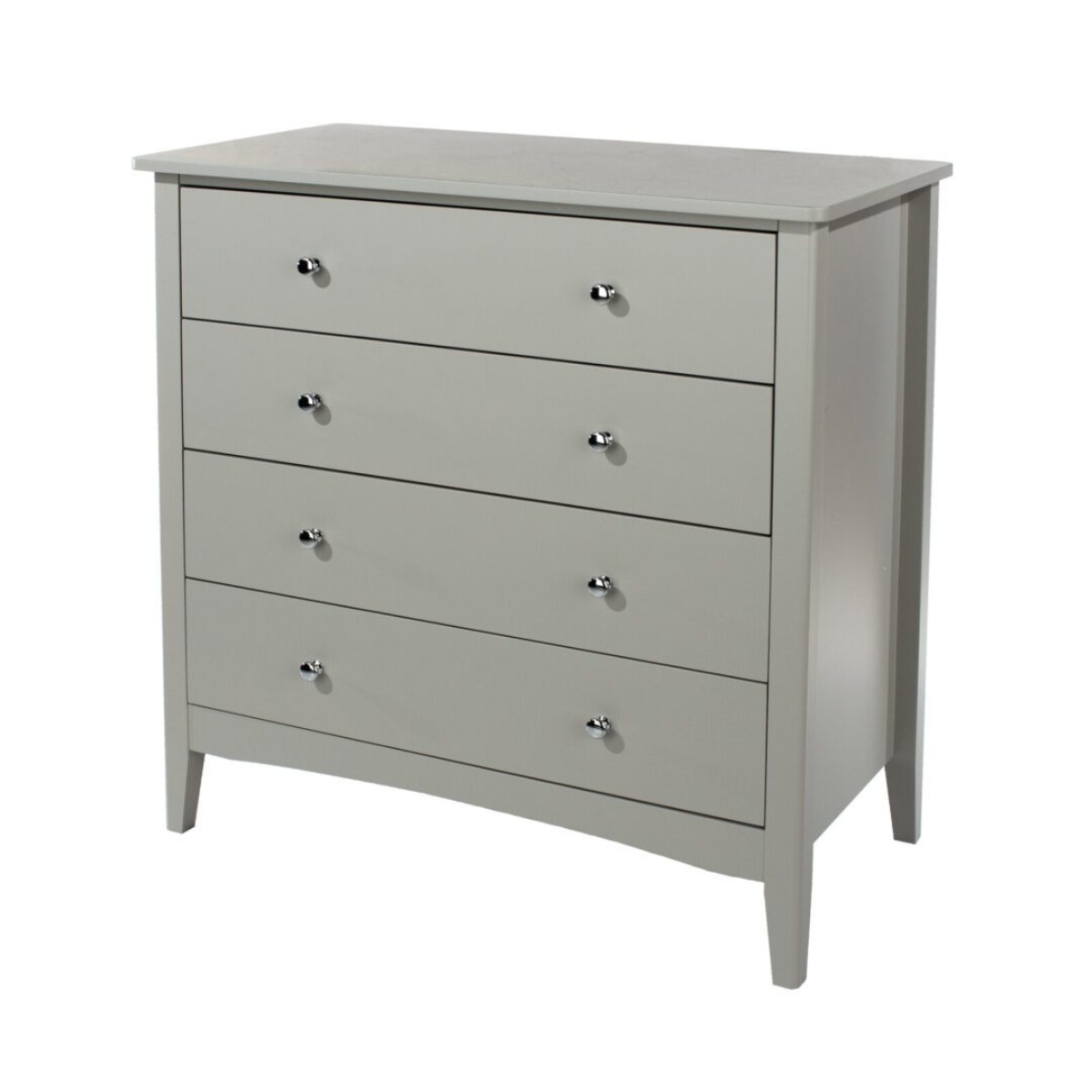 Delbe 4 Drawer Chest - Grey