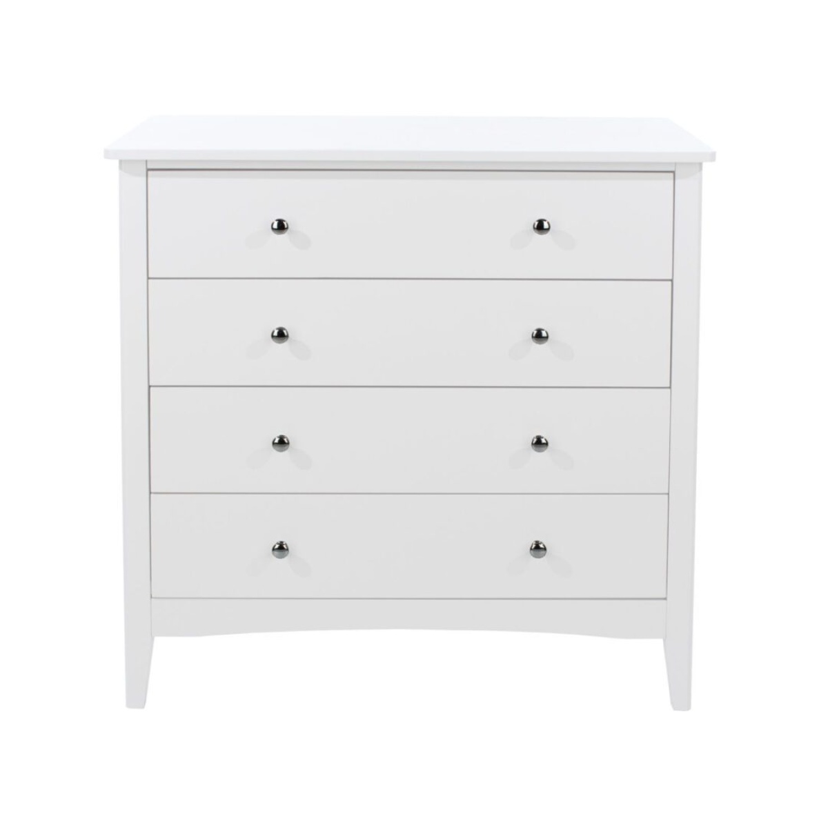 Dwenbe 4 Drawer Chest - White