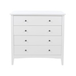 Dwenbe 4 Drawer Chest - White