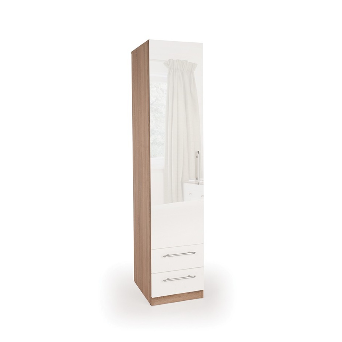 Corisal Gloss Bedroom Single Combi Wardrobe - Variety Of Colours