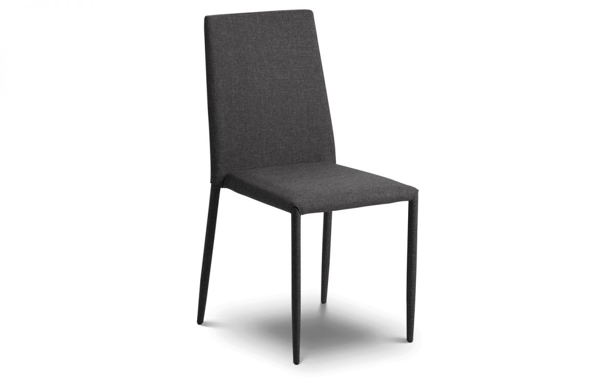 Jonef Fabric Slate Grey Stylish Chair -