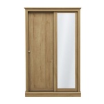 Kent 2 Door Sliding Wardrobe Oak With Mirror