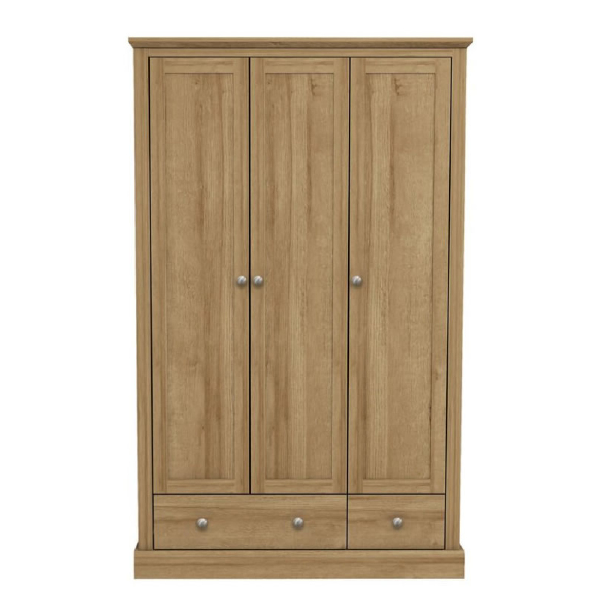 Kent 3 Door 2 Drawer Wardrobe Oak