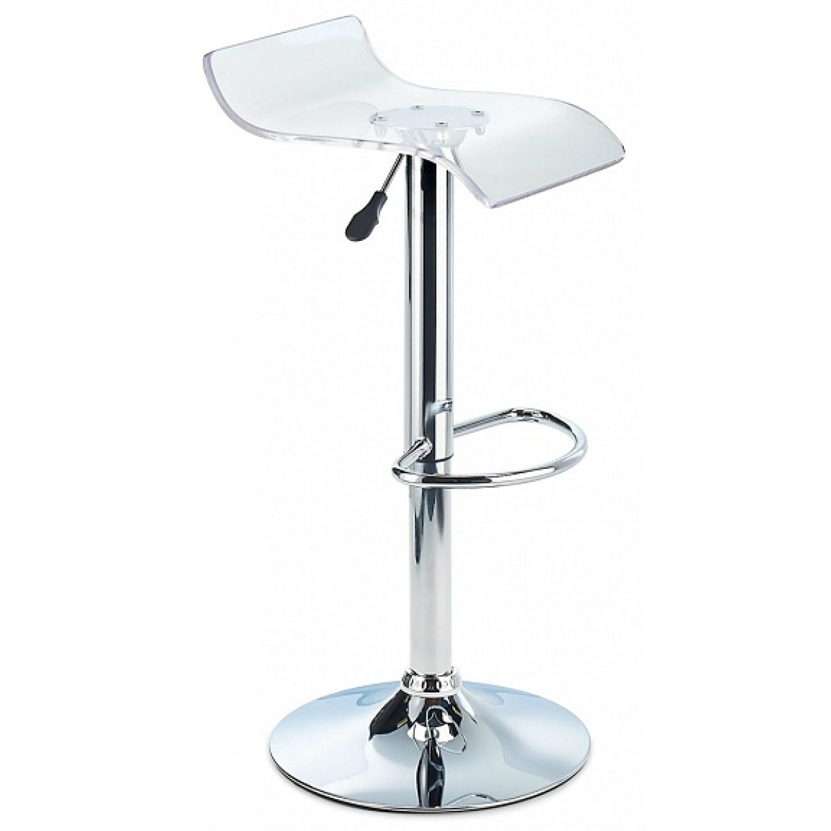 Tina Acrylic Bar Stool Height Adjustable - Clear