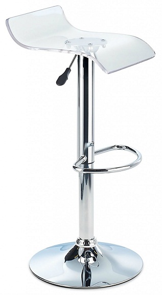 Tina Acrylic Bar Stool Height Adjustable - Clear