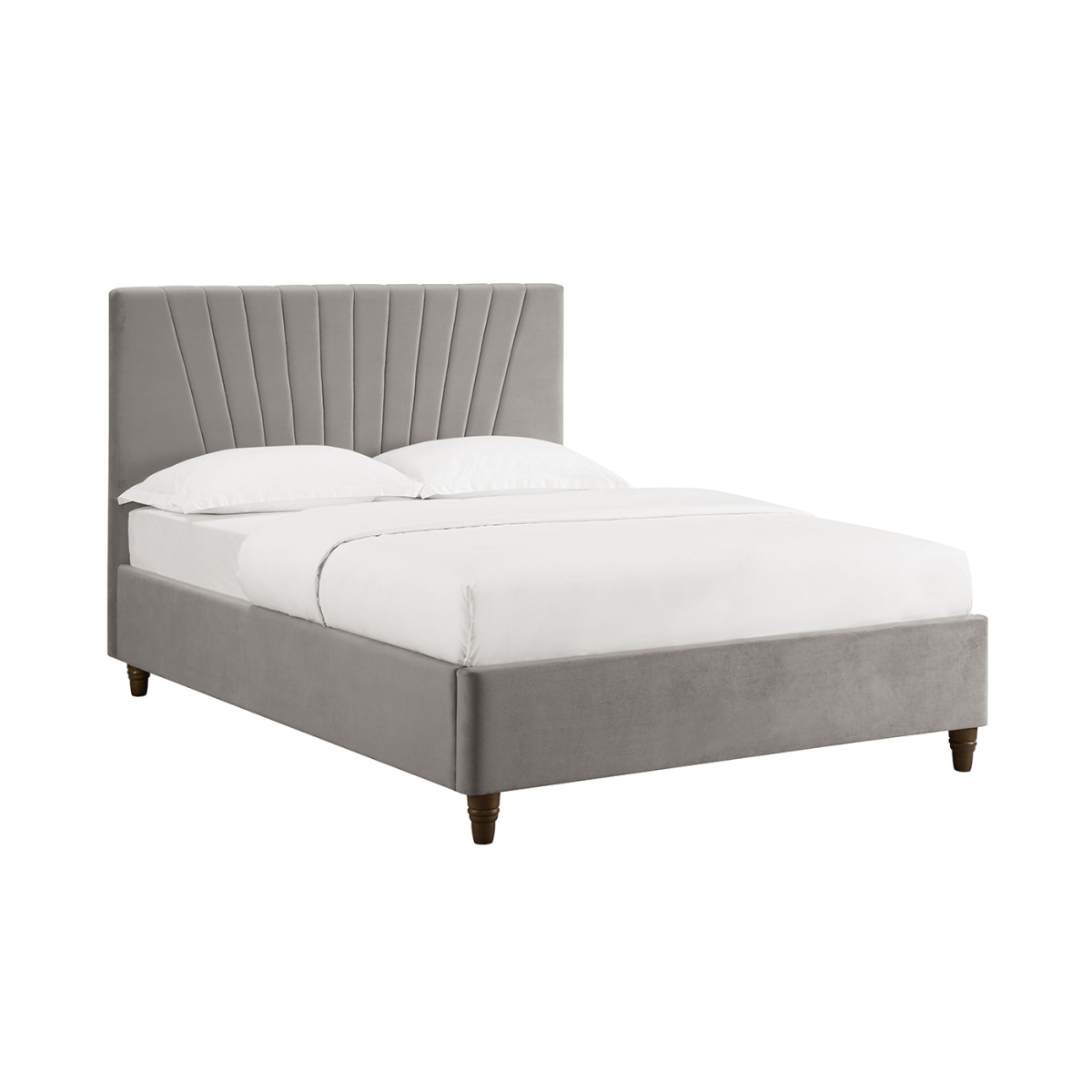 Lavender Kingsize Bed Silver