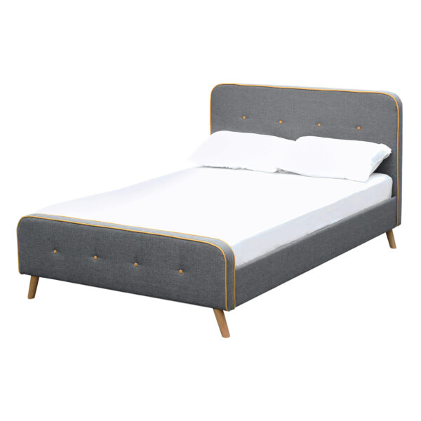 Lottie 4.6 Double Bed Grey