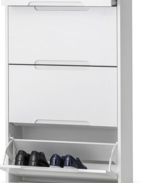 Grant White High Gloss Shoe Cabinet Drawer