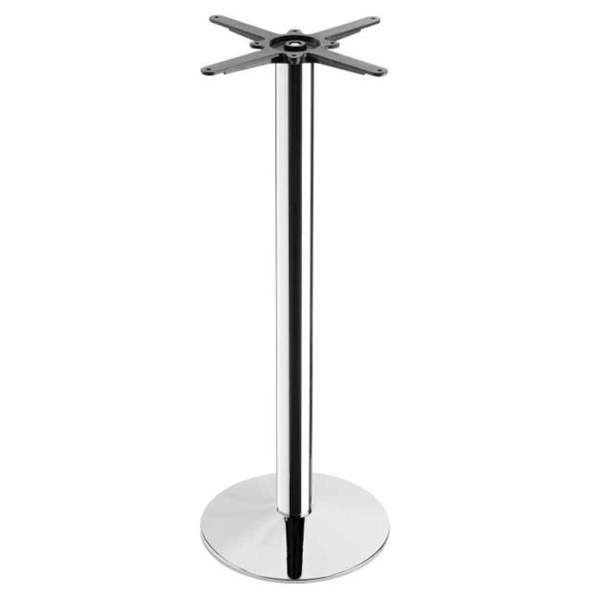 Carlo Chrome Tall Poseur Table Base