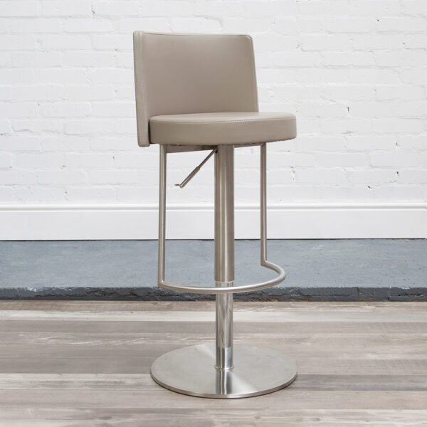Moyzan Steel Bar Stool Footrest - Variety Of Colours - Taupe.