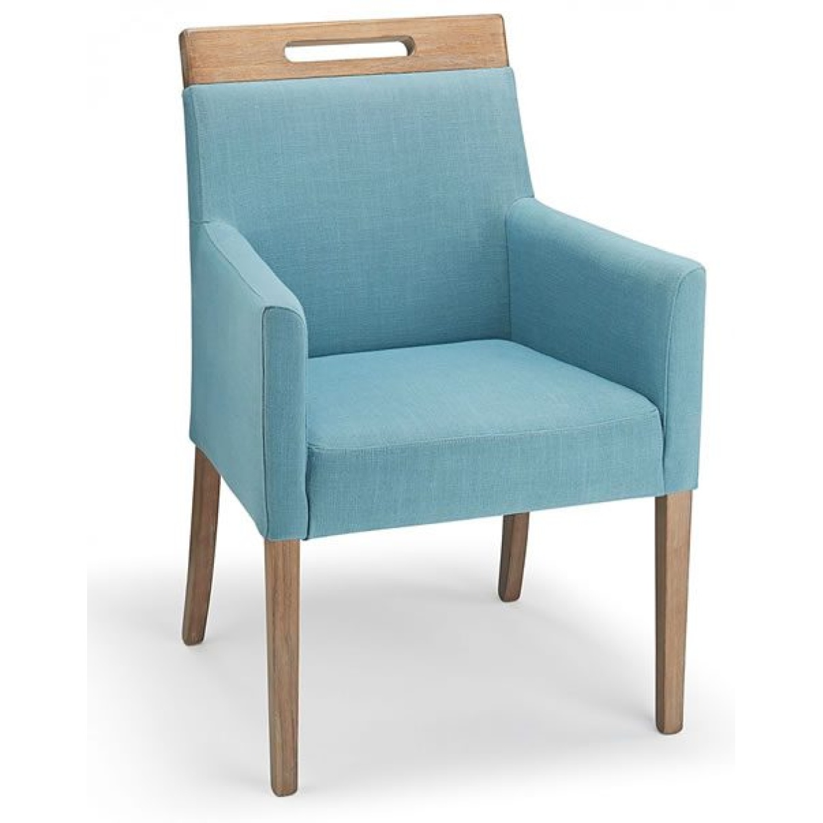 Modosi Fabric Wood Chair Teal