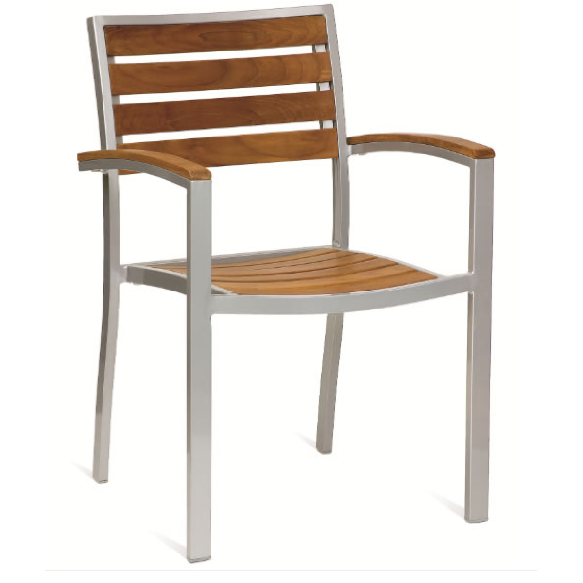 Vilan Solid Teak Outdoor Chair Arms