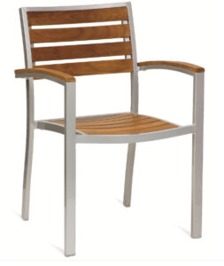Vilan Solid Teak Outdoor Chair Arms