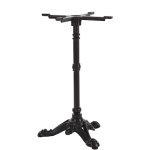 Baconi Black Cast Iron Ornate Bistro Base Spider 3 Or 4 Leg - Height