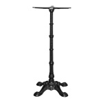 Ornos Ornate Tall Bar Table Cast Iron Poseur Table Base