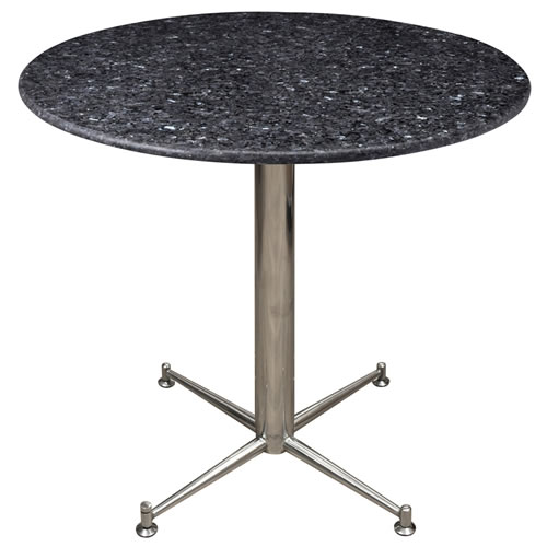 Payson Table Chrome Stainless Steel, Round Granite Dining Table Uk