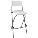 Bazon Folding Breakfast Bar Stool Indoor Outdoor Garden Use.