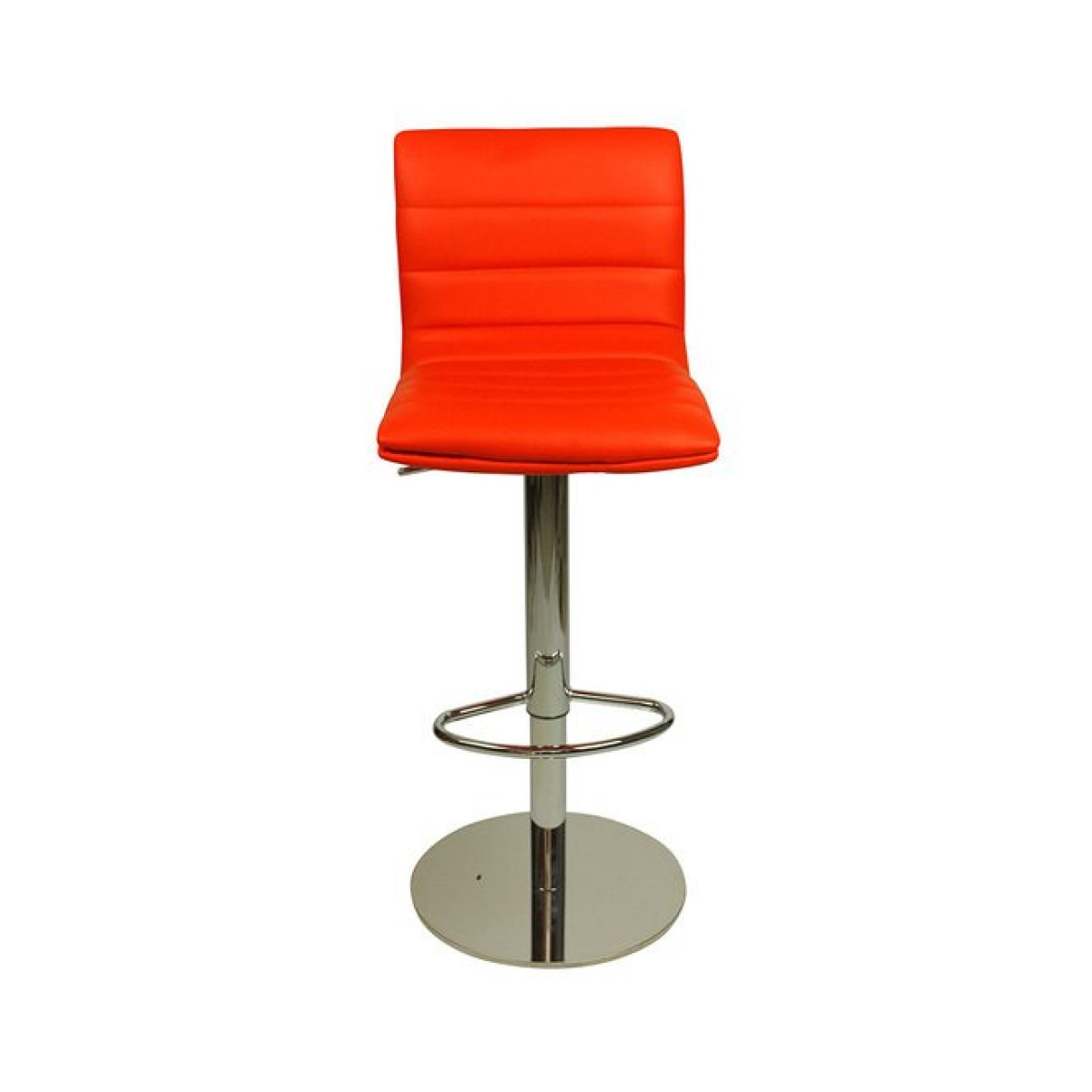 Alpino Breakfast Bar Stool Weighted Base Height Adjustable - Red.