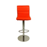 Alpino Breakfast Bar Stool Weighted Base Height Adjustable - Red.