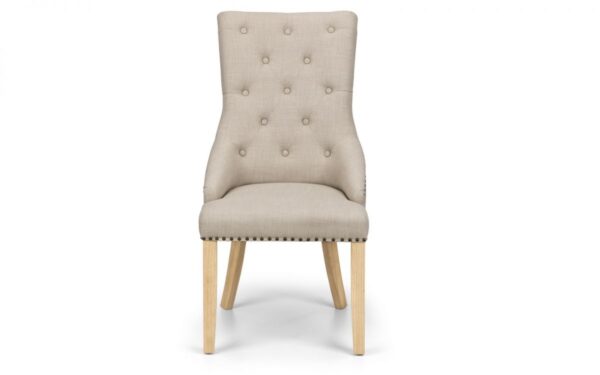 Jif Button Chair Oatmeal Linen