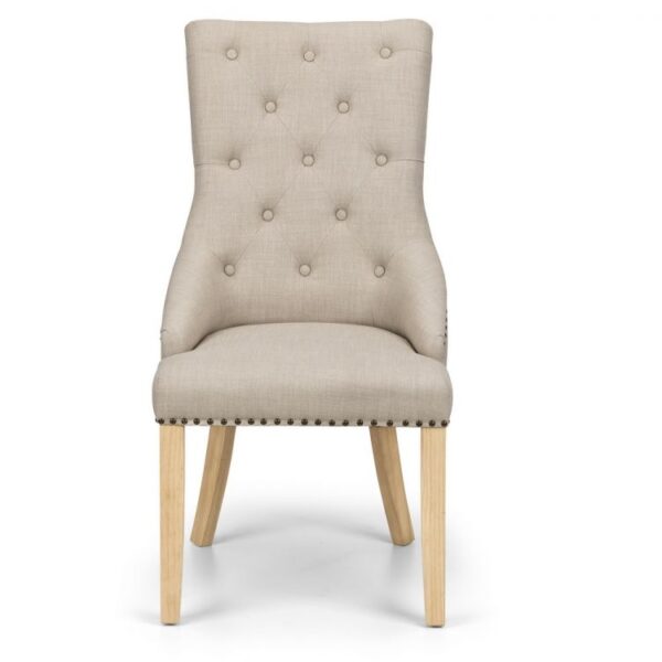 Jif Button Chair Oatmeal Linen