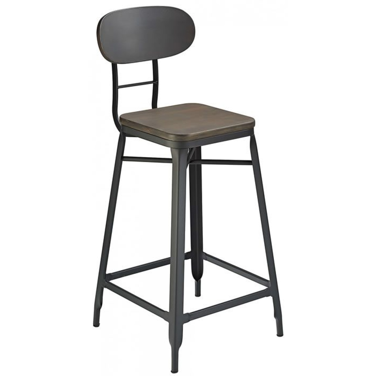 Fepon Farm House Bar Stool Black Cherry