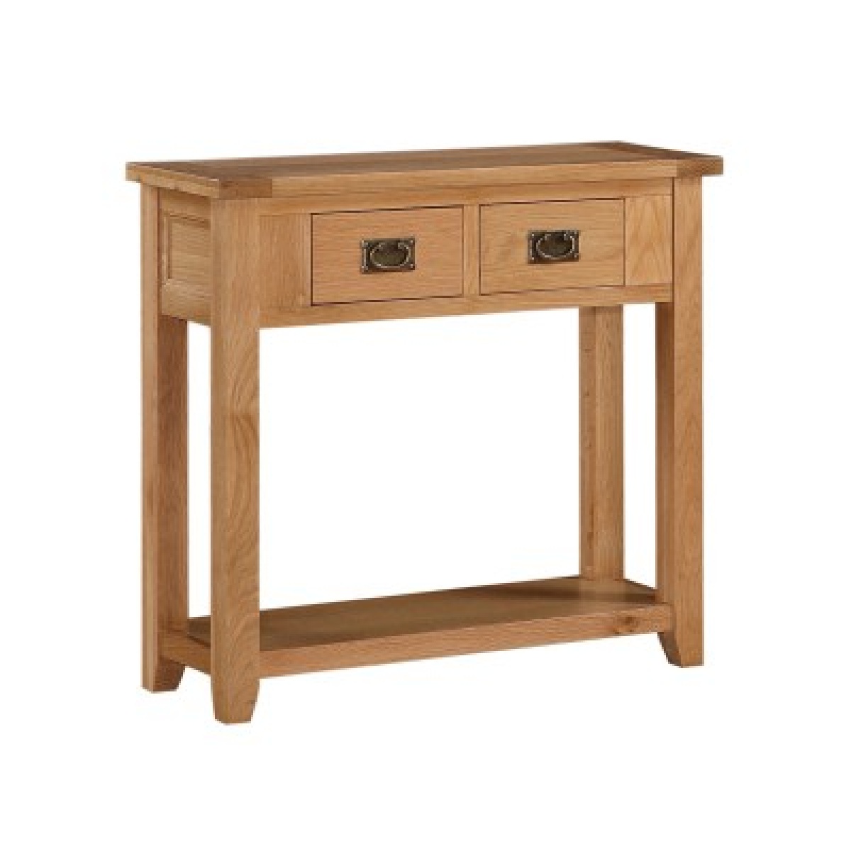 Starry Oak Console Table - 2 Drawer