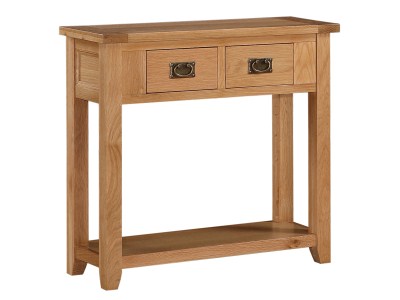 Starry Oak Console Table - 2 Drawer